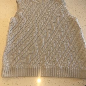 Liz Claiborne - size 2x - grey sparkle - sweater